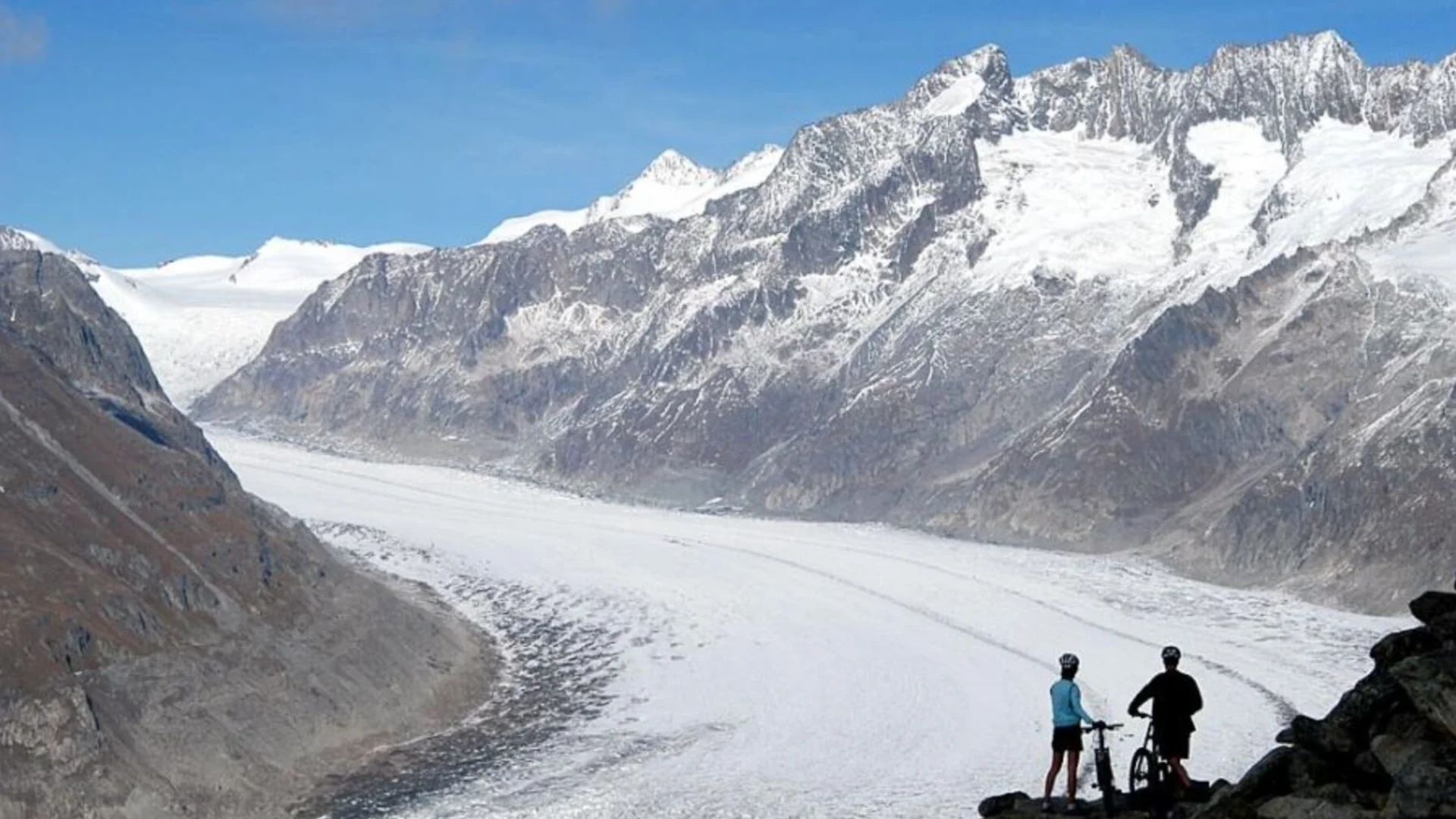 MTB am Aletschgletscher | © ride.ch