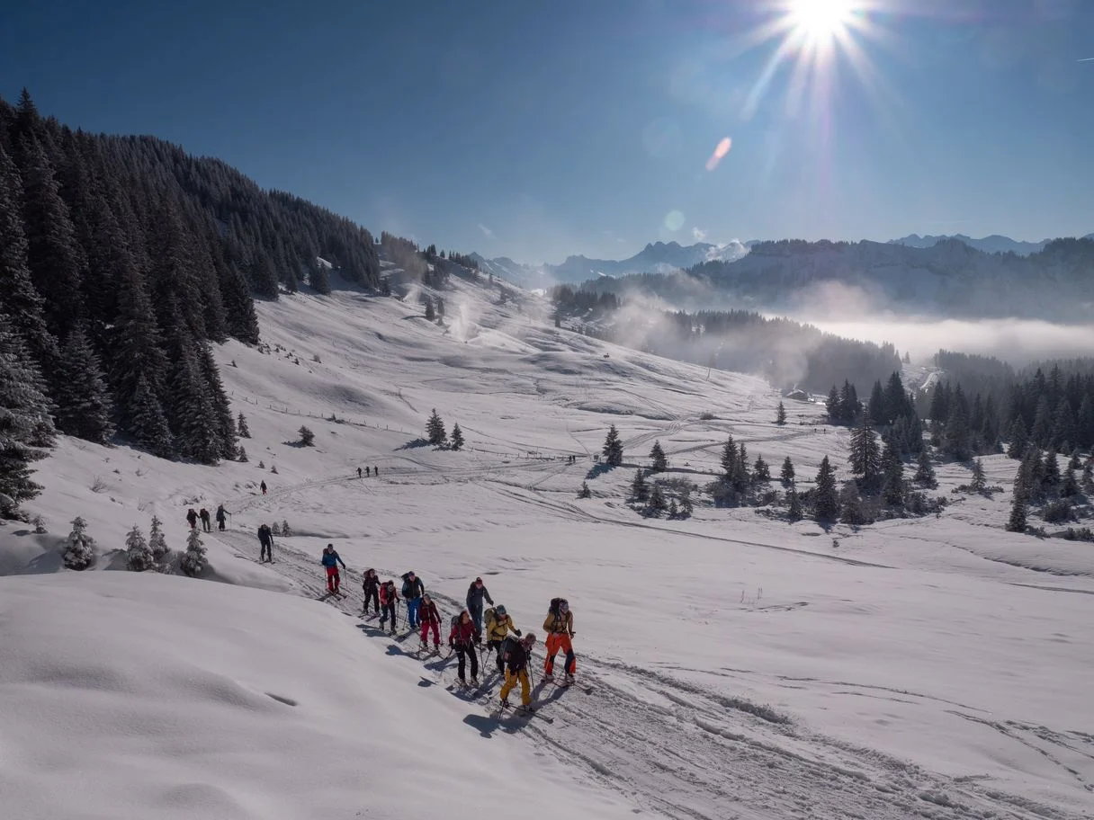 © Anfängerskitour mit Irmi